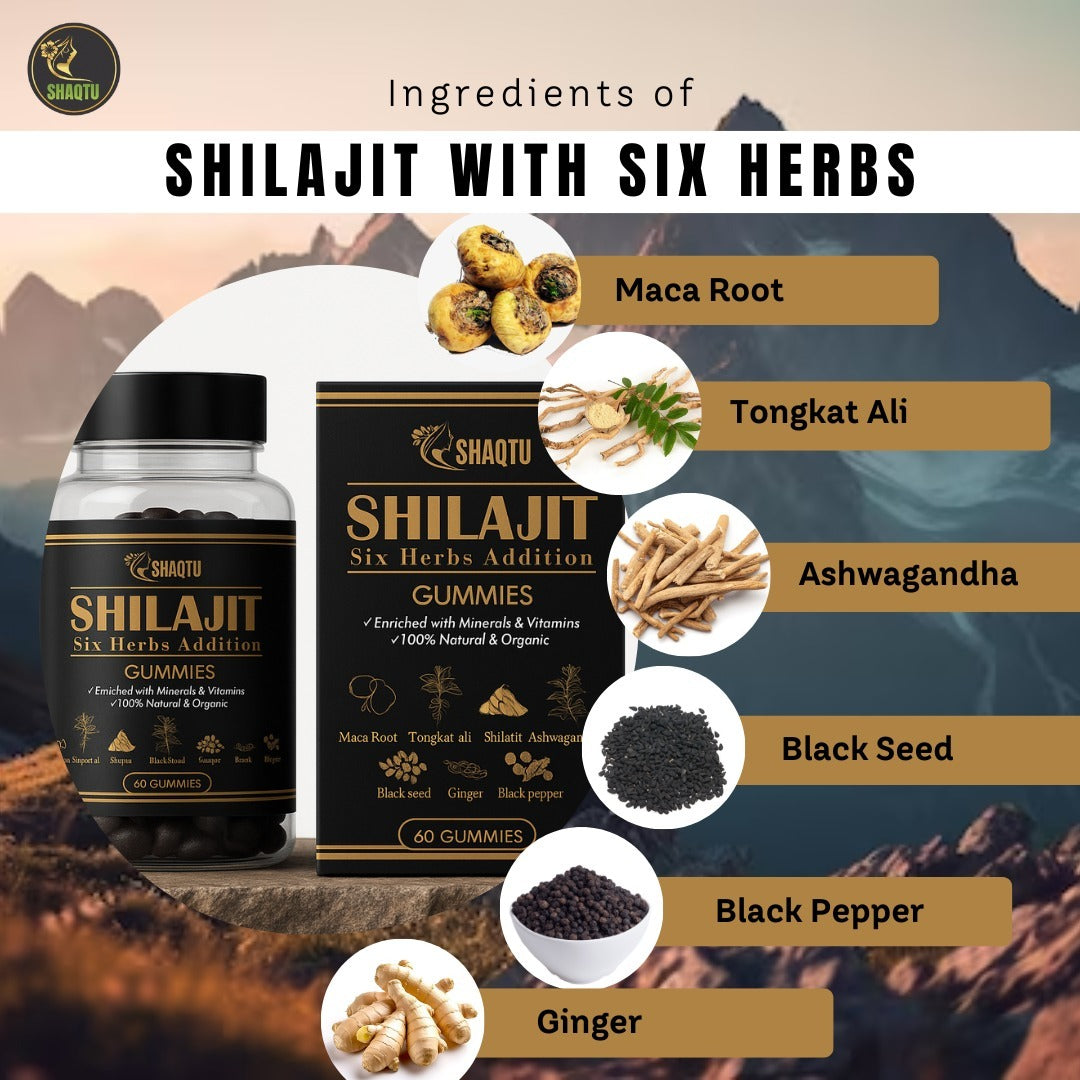 Shilajit Gummies Six Herbs